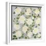 White Roses- Square-Carissa Luminess-Framed Giclee Print