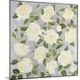 White Roses- Square-Carissa Luminess-Mounted Giclee Print