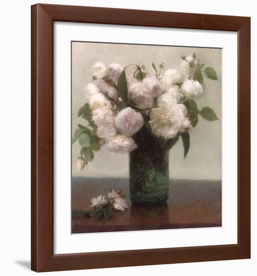 White Roses-Paul Seaton-Framed Premium Giclee Print