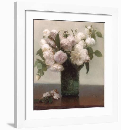 White Roses-Paul Seaton-Framed Premium Giclee Print