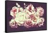 White Roses-null-Framed Stretched Canvas