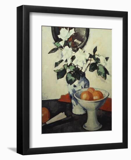 White Roses-Samuel John Peploe-Framed Premium Giclee Print