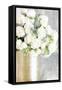 White Roses-Ann Bailey-Framed Stretched Canvas