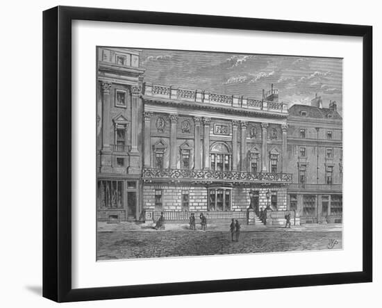 White's Club, Westminster, London, c1875 (1878)-Unknown-Framed Giclee Print