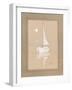 White Sailboat-Paul Brent-Framed Art Print