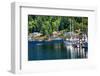 White Sailboats Marina Kayak Reflection, Gig Harbor, Pierce County, Washington State-William Perry-Framed Photographic Print