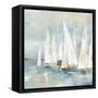 White Sailboats-Allison Pearce-Framed Stretched Canvas