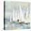 White Sailboats-Allison Pearce-Stretched Canvas