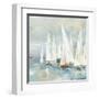 White Sailboats-Allison Pearce-Framed Art Print