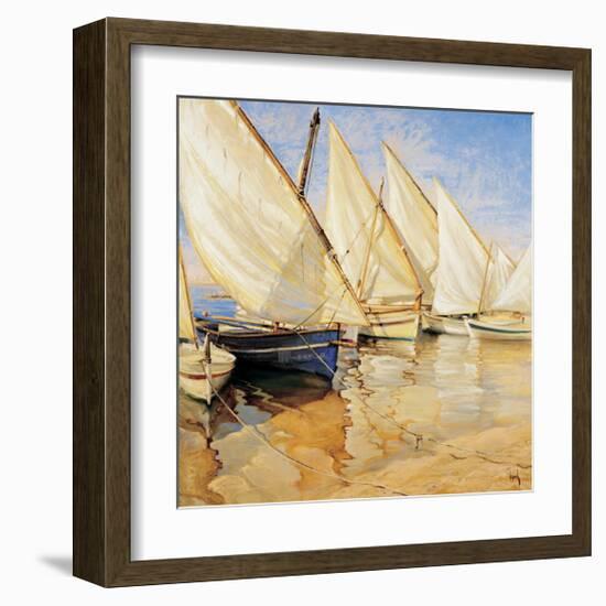 White Sails I-Jaume Laporta-Framed Giclee Print