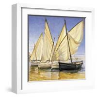 White Sails II-Jaume Laporta-Framed Giclee Print