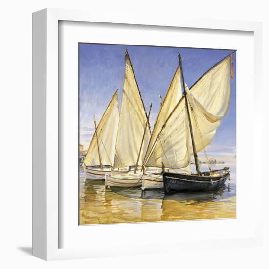 White Sails II-Jaume Laporta-Framed Giclee Print