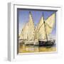 White Sails II-Jaume Laporta-Framed Giclee Print