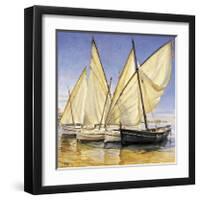 White Sails II-Jaume Laporta-Framed Giclee Print