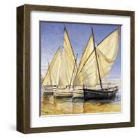 White Sails II-Jaume Laporta-Framed Giclee Print