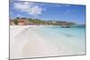White Sand and Tourists Frame the Turquoise Caribbean Sea at Long Bay Beach, Antigua and Barbuda-Roberto Moiola-Mounted Photographic Print