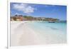 White Sand and Tourists Frame the Turquoise Caribbean Sea at Long Bay Beach, Antigua and Barbuda-Roberto Moiola-Framed Photographic Print