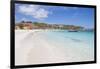 White Sand and Tourists Frame the Turquoise Caribbean Sea at Long Bay Beach, Antigua and Barbuda-Roberto Moiola-Framed Photographic Print