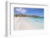 White Sand and Tourists Frame the Turquoise Caribbean Sea at Long Bay Beach, Antigua and Barbuda-Roberto Moiola-Framed Photographic Print