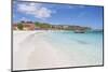 White Sand and Tourists Frame the Turquoise Caribbean Sea at Long Bay Beach, Antigua and Barbuda-Roberto Moiola-Mounted Photographic Print