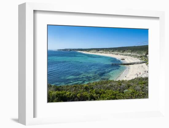 White Sand and Turquoise Water Near Margaret River, Western Australia, Australia, Pacific-Michael Runkel-Framed Photographic Print