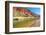 White sand at shoreline of waterhole at Glen Helen Gorge on Finke River, Australia-Alberto Mazza-Framed Photographic Print