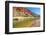 White sand at shoreline of waterhole at Glen Helen Gorge on Finke River, Australia-Alberto Mazza-Framed Photographic Print