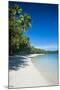 White Sand Beach and Turquoise Water at the Nanuya Lailai Island, the Blue Lagoon, Yasawa, Fiji-Michael Runkel-Mounted Photographic Print
