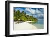 White sand beach and turquoise water, Sun Island Resort, Nalaguraidhoo island, Ari atoll, Maldives,-Michael Runkel-Framed Photographic Print