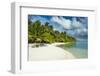 White sand beach and turquoise water, Sun Island Resort, Nalaguraidhoo island, Ari atoll, Maldives,-Michael Runkel-Framed Photographic Print