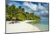 White sand beach and turquoise water, Sun Island Resort, Nalaguraidhoo island, Ari atoll, Maldives,-Michael Runkel-Mounted Photographic Print