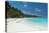 White sand beach and turquoise water, Sun Island Resort, Nalaguraidhoo island, Ari atoll, Maldives,-Michael Runkel-Stretched Canvas