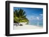 White sand beach and turquoise water, Sun Island Resort, Nalaguraidhoo island, Ari atoll, Maldives,-Michael Runkel-Framed Photographic Print