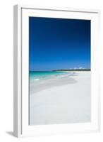 White Sand Beach and Turquoise Waters-Michael-Framed Photographic Print