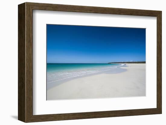 White Sand Beach and Turquoise Waters-Michael-Framed Photographic Print