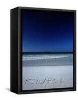 White Sand Beach at Cayo Coco Keys, Ciego De Avila, Cuba-Alfredo Maiquez-Framed Stretched Canvas