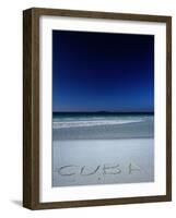 White Sand Beach at Cayo Coco Keys, Ciego De Avila, Cuba-Alfredo Maiquez-Framed Photographic Print