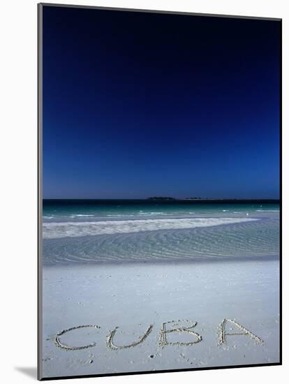 White Sand Beach at Cayo Coco Keys, Ciego De Avila, Cuba-Alfredo Maiquez-Mounted Photographic Print