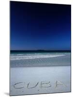 White Sand Beach at Cayo Coco Keys, Ciego De Avila, Cuba-Alfredo Maiquez-Mounted Photographic Print