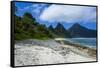 White Sand Beach at Ofu Island, Manu'A Island Group, American Samoa, South Pacific-Michael Runkel-Framed Stretched Canvas