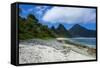 White Sand Beach at Ofu Island, Manu'A Island Group, American Samoa, South Pacific-Michael Runkel-Framed Stretched Canvas