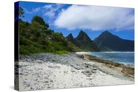 White Sand Beach at Ofu Island, Manu'A Island Group, American Samoa, South Pacific-Michael Runkel-Stretched Canvas