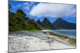 White Sand Beach at Ofu Island, Manu'A Island Group, American Samoa, South Pacific-Michael Runkel-Mounted Photographic Print