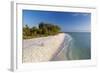 White Sand Beach at Sunset on Sanibel Island, Florida, USA-Chuck Haney-Framed Photographic Print