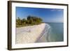White Sand Beach at Sunset on Sanibel Island, Florida, USA-Chuck Haney-Framed Photographic Print
