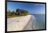 White Sand Beach at Sunset on Sanibel Island, Florida, USA-Chuck Haney-Framed Photographic Print