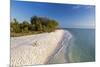 White Sand Beach at Sunset on Sanibel Island, Florida, USA-Chuck Haney-Mounted Premium Photographic Print