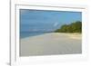 White sand beach at sunset, Ouvea, Loyalty Islands, New Caledonia, Pacific-Michael Runkel-Framed Photographic Print