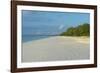 White sand beach at sunset, Ouvea, Loyalty Islands, New Caledonia, Pacific-Michael Runkel-Framed Photographic Print