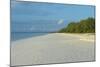 White sand beach at sunset, Ouvea, Loyalty Islands, New Caledonia, Pacific-Michael Runkel-Mounted Photographic Print